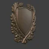 Wooden Heraldic Shield Wooden Heraldic Shield