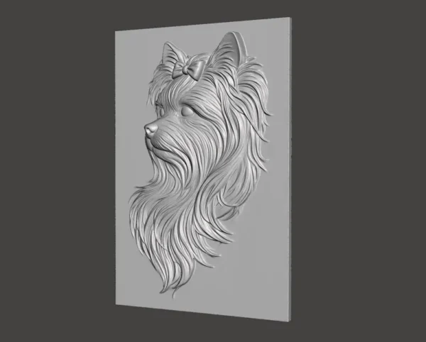 Yorkshire Terrier Relief Yorkshire Terrier Relief