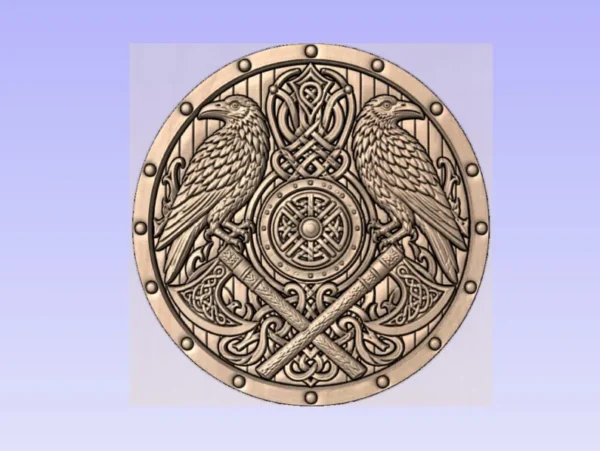 Viking Raven Shield Viking Raven Shield