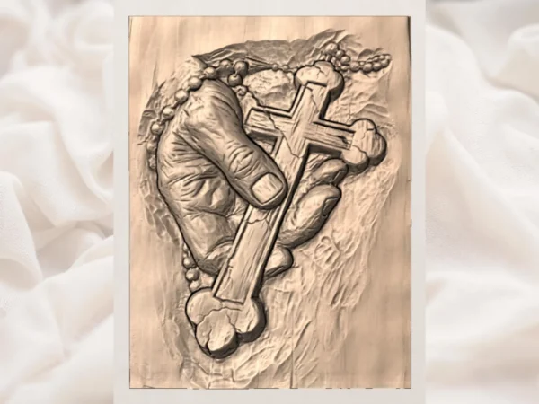 Hand Holding Cross