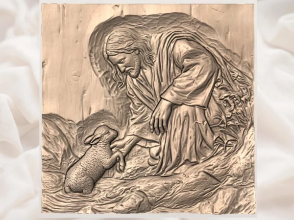 Jesus With Lamb