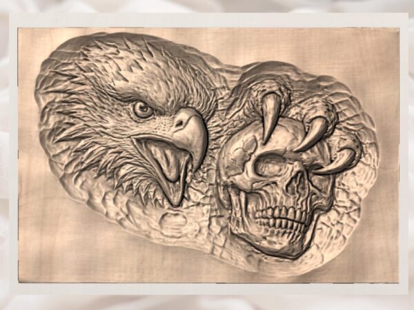 Eagle Skull Relief Eagle Skull Relief