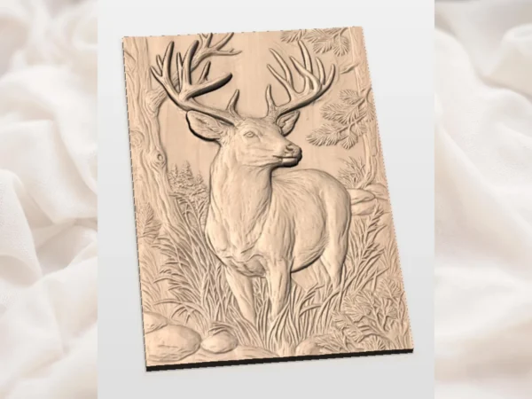 Whitetail Deer Buck Relief