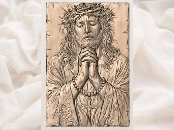 Praying Jesus Relief