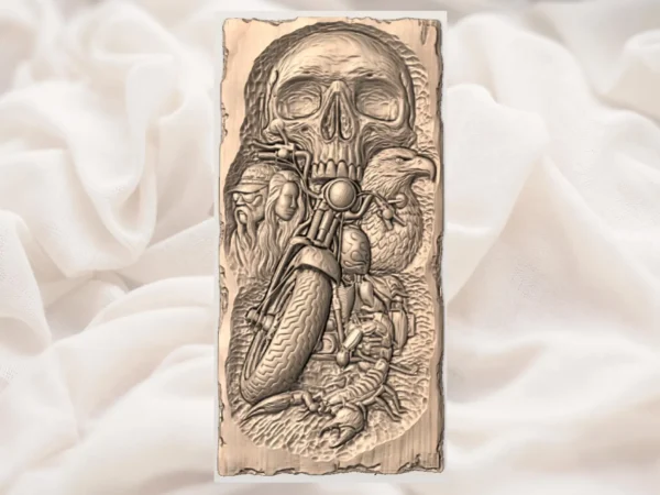Biker Skull Motorcycle Biker Skull Motorcycle