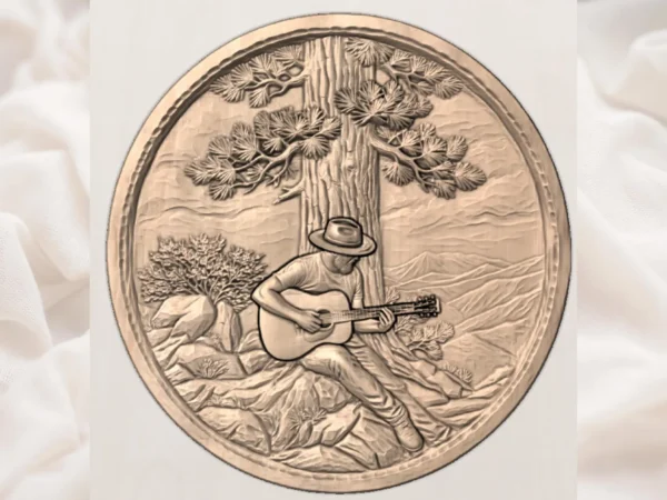 Cowboy Guitar Relief