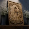 Wedding Couple Floral Wall Art