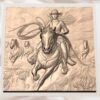 Cowgirl on Horse