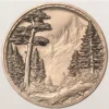 Round Mountain Scene STL | 3D Relief CNC Wood Carving File | Forest Landscape Wall Plaque | Nature 3D Print Model | Home Decor - Etsy Slovakia