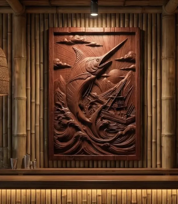 Marlin 3D Relief Marlin 3D Relief