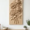 Peonies Flower 3D Relief