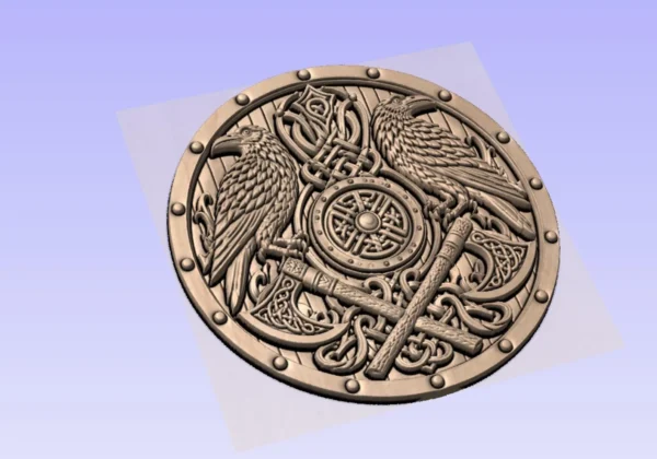 Viking Raven Shield Viking Raven Shield