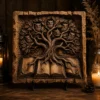 Tree of Knowledge Owl Wall Art Panel