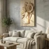 Sunflowers 3D Relief