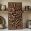 Lilies Flower 3D Relief – STL File for CNC & 3D Printing. Floral Wall Art. - Etsy Slovakia