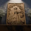 Wedding Couple Floral Wall Art