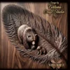 Bear With Cub 3D Relief Bear With Cub 3D Relief