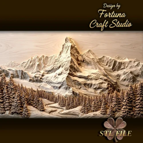 Matterhorn 3D Relief