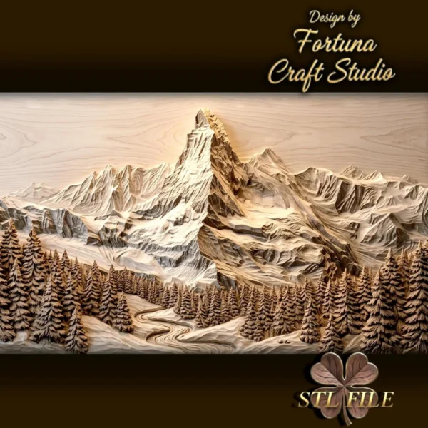 Matterhorn 3D Relief