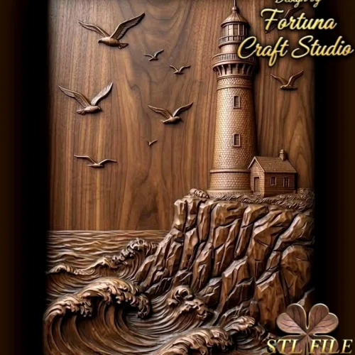 Lighthouse 3D Relief