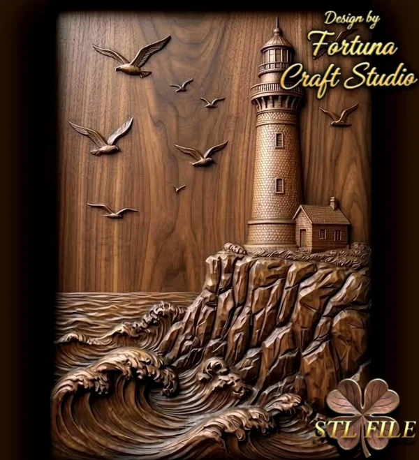 Lighthouse 3D Relief