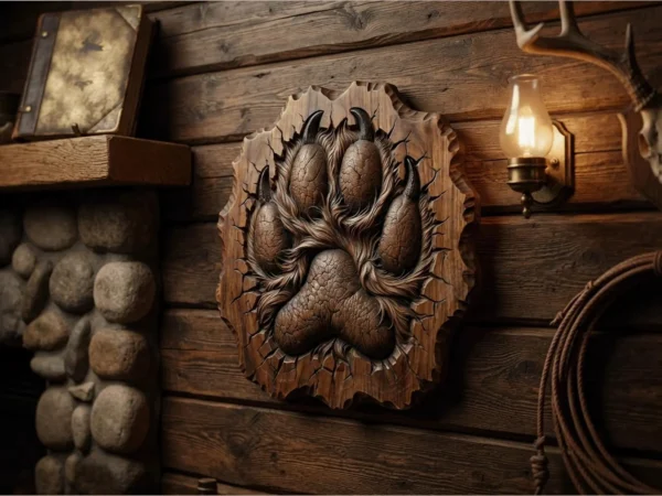 Bear Paw 3D Relief Bear Paw 3D Relief