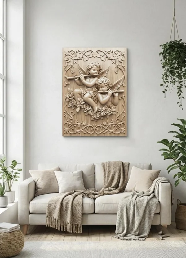 Cherubs 3D Relief
