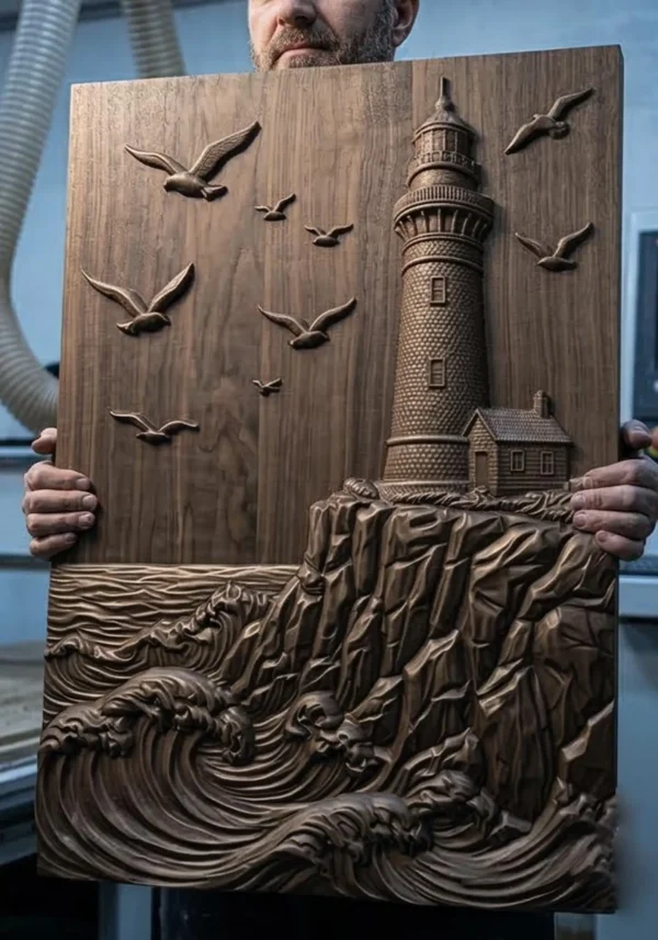Lighthouse 3D Relief