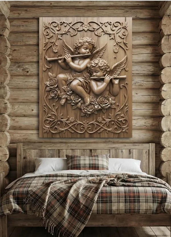 Cherubs 3D Relief