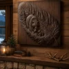 Bear With Cub 3D Relief Bear With Cub 3D Relief