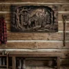 Wolf in Moonlit Relief