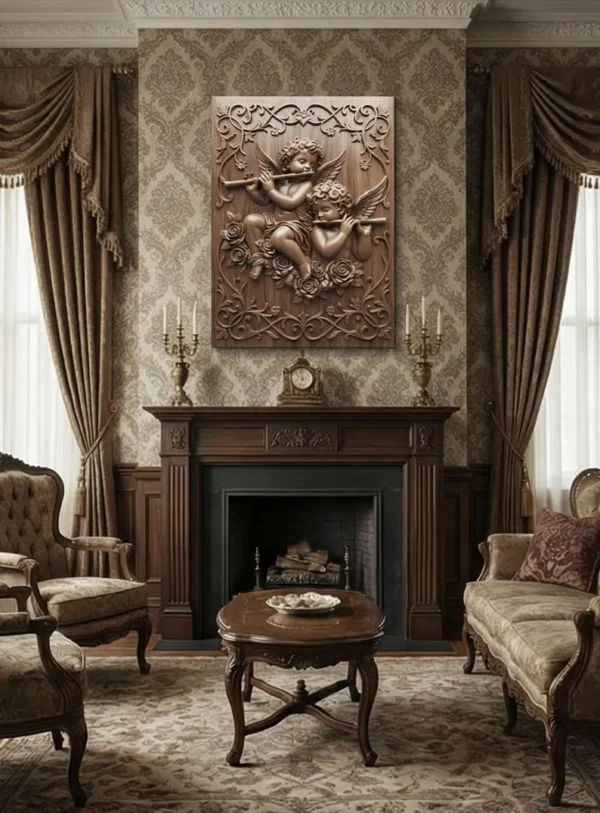 Cherubs 3D Relief