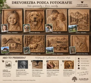 Drevorezba z fotografie